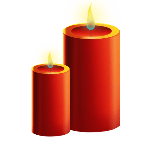 Christmas Candle Transparent PNG Image