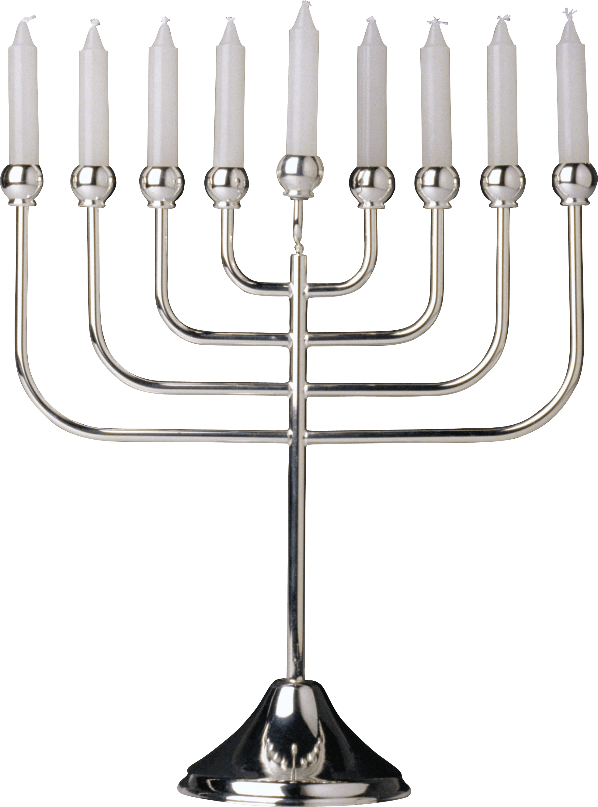 Candles Menora Transparent PNG Image