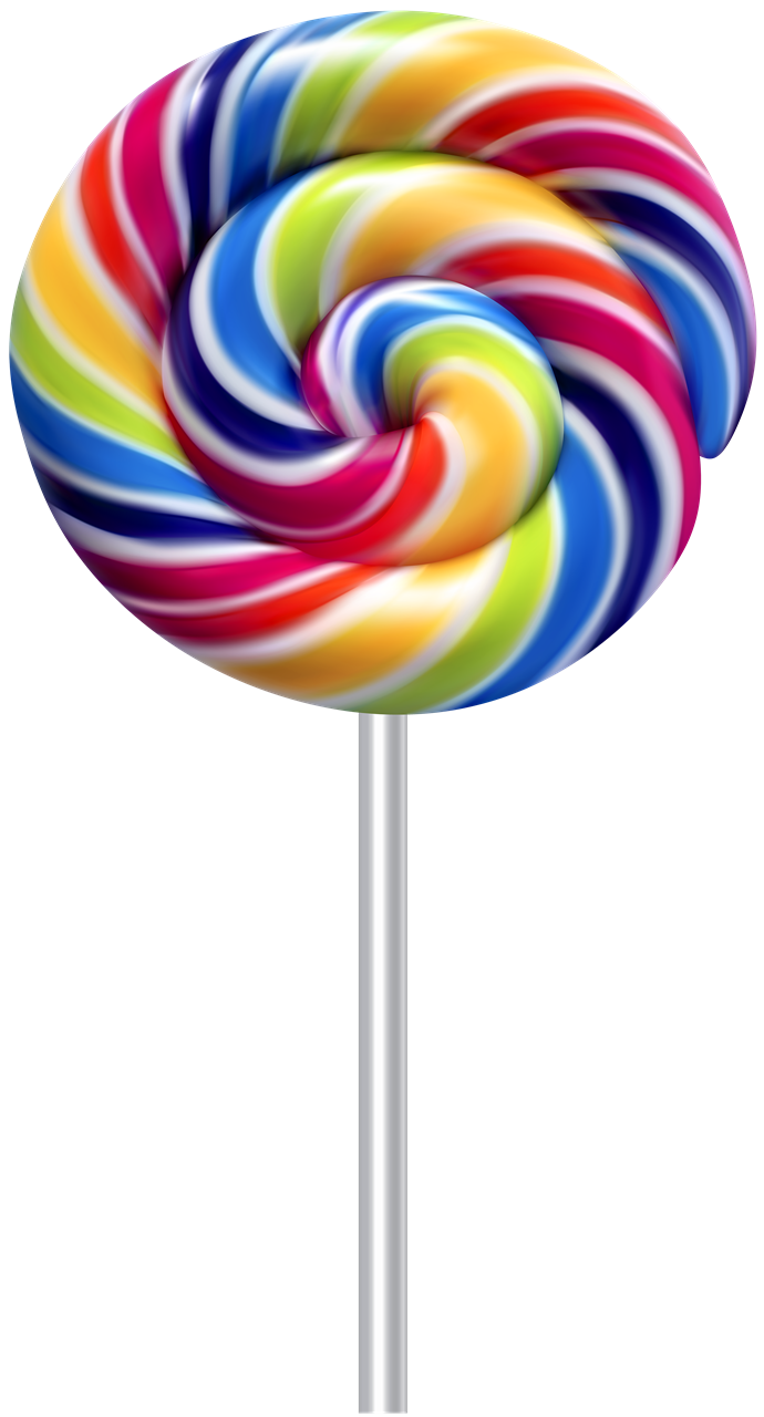 Candy Carmel Lollipop Transparent PNG Image
