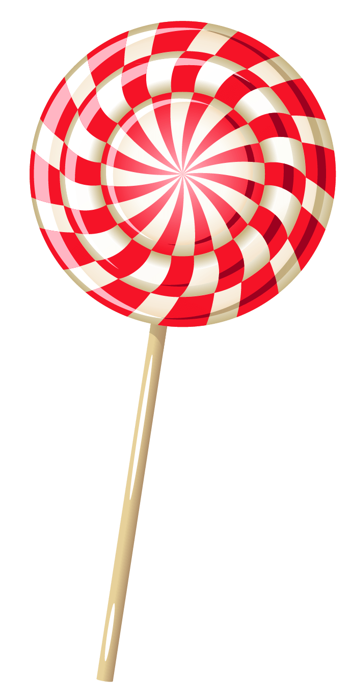 Strawberry Lollipop Candy Transparent PNG Image