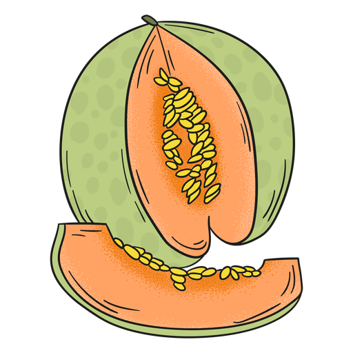 Cantaloupe Green Transparent PNG Image