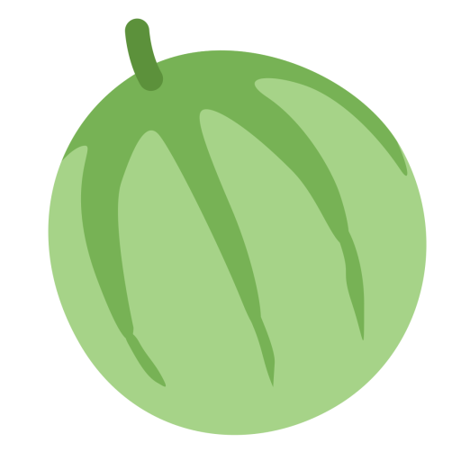 Cantaloupe Green Transparent PNG Image