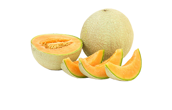 Cantaloupe Organic Slices Transparent PNG Image