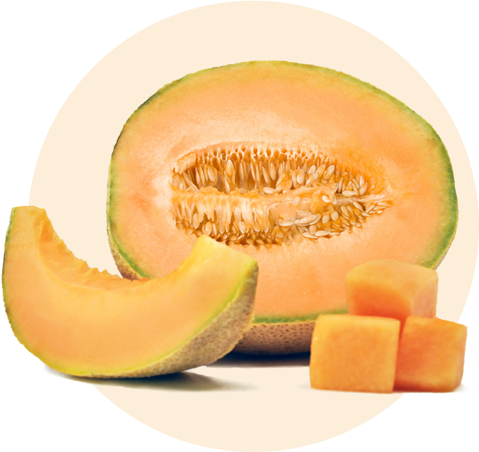 Cantaloupe Slice Transparent PNG Image