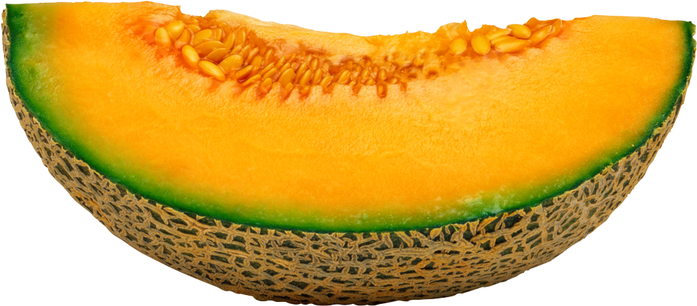 Cantaloupe Slice Transparent PNG Image