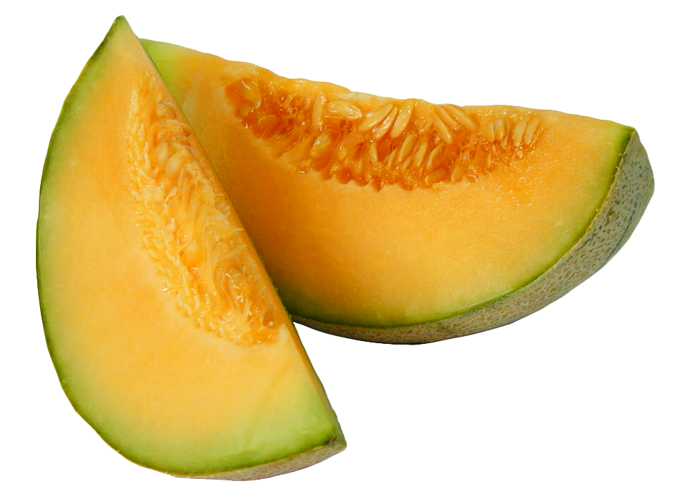 Cantaloupe Slice Transparent PNG Image