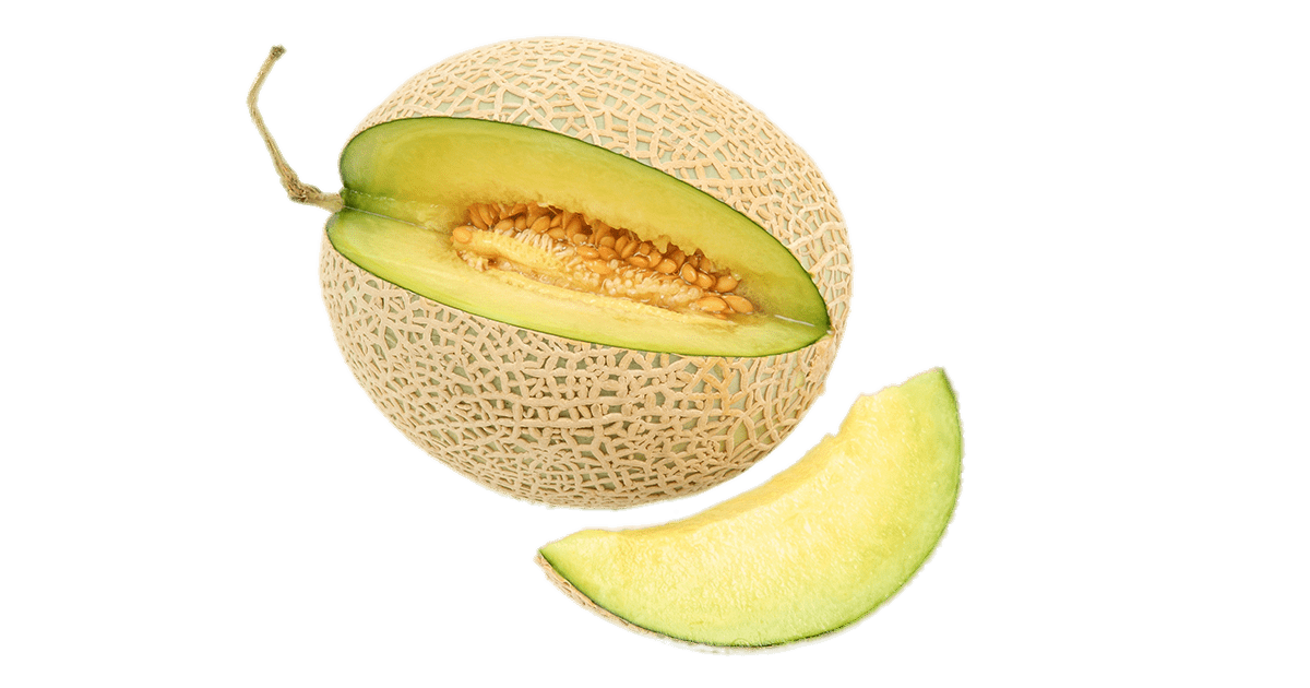 Cantaloupe Yellow Transparent PNG Image