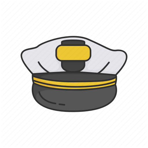 Captain Navy Cap Vector Transparent PNG Image
