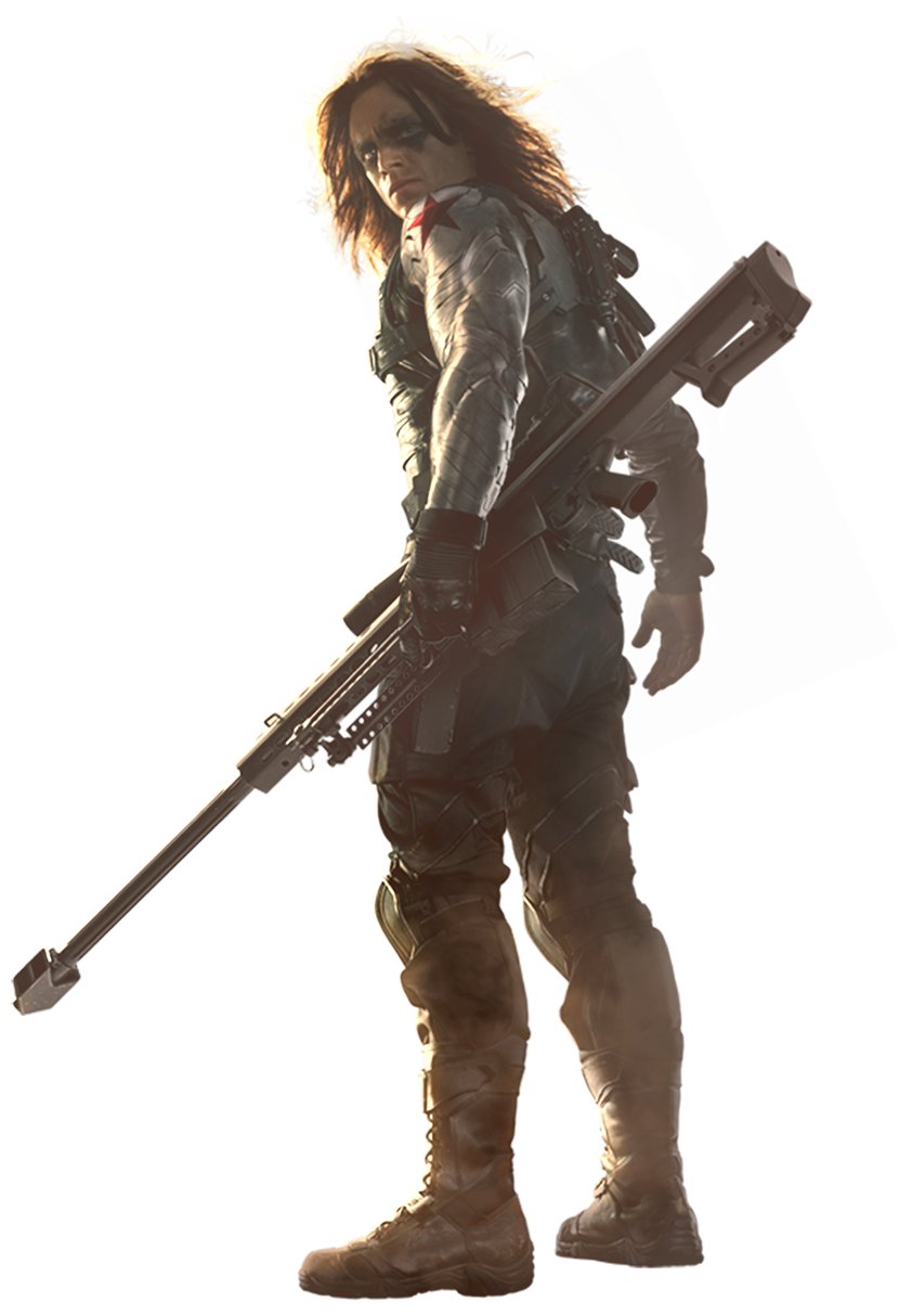 Winter Soldier Bucky Transparent PNG Image