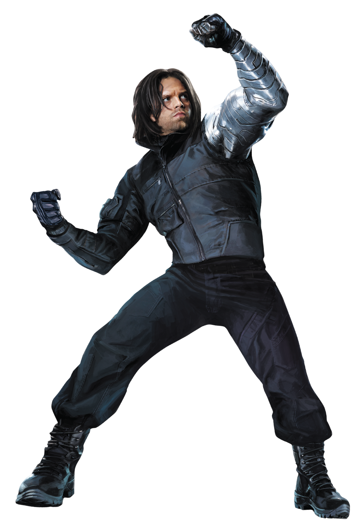 Winter Soldier Bucky Transparent PNG Image