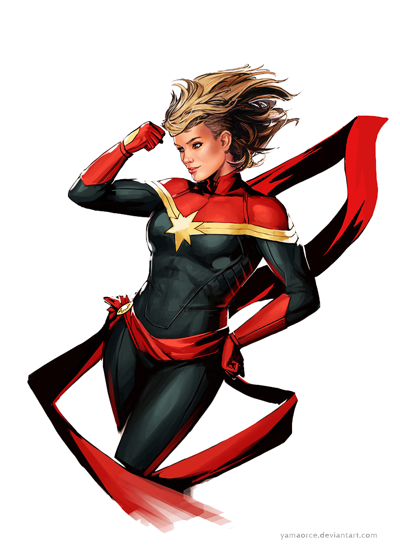 Captain Marvel Transparent PNG Image
