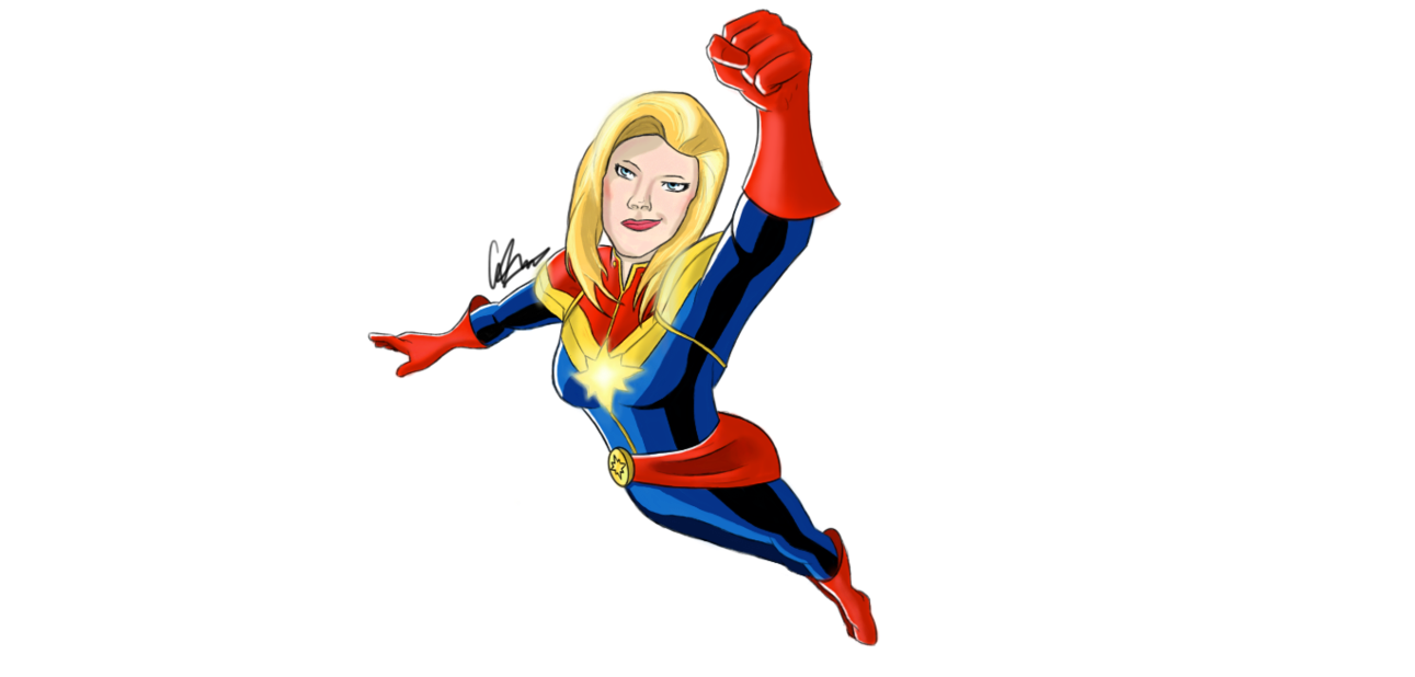 Captain Marvel Transparent PNG Image