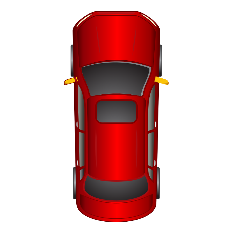 Car Top View Transparent PNG Image