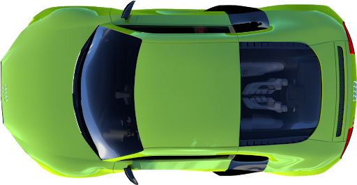 Car Top Toy View Transparent PNG Image