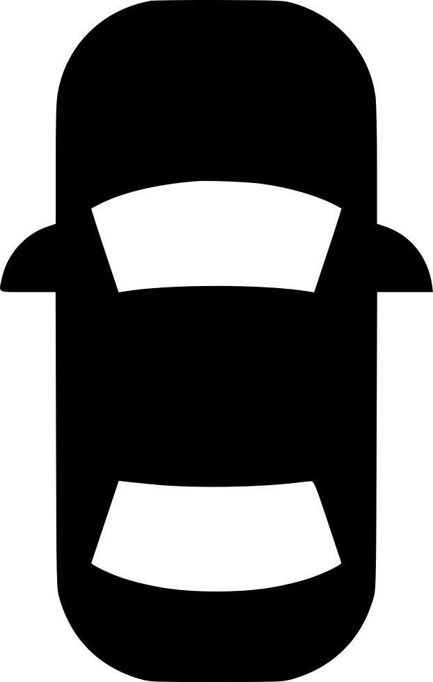 Car Top Vector View Transparent PNG Image