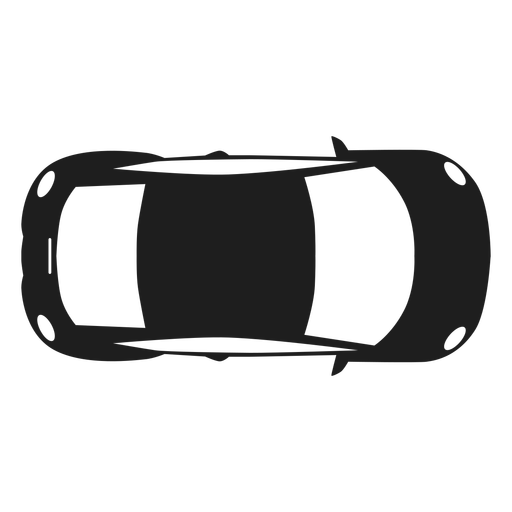 Car Top Vector View Transparent PNG Image