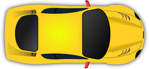 Car Top Vector View Transparent PNG Image