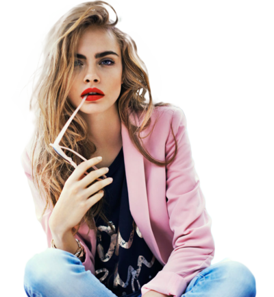 Cara Delevingne Transparent PNG Image