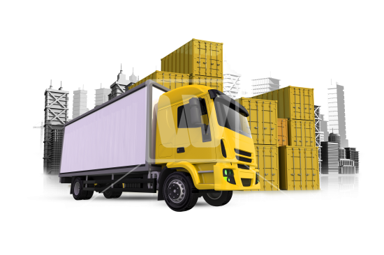 Cargo Truck Transparent PNG Image