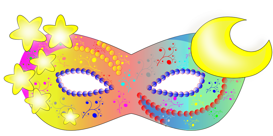 Mask Eye Carnival Colorful Transparent PNG Image