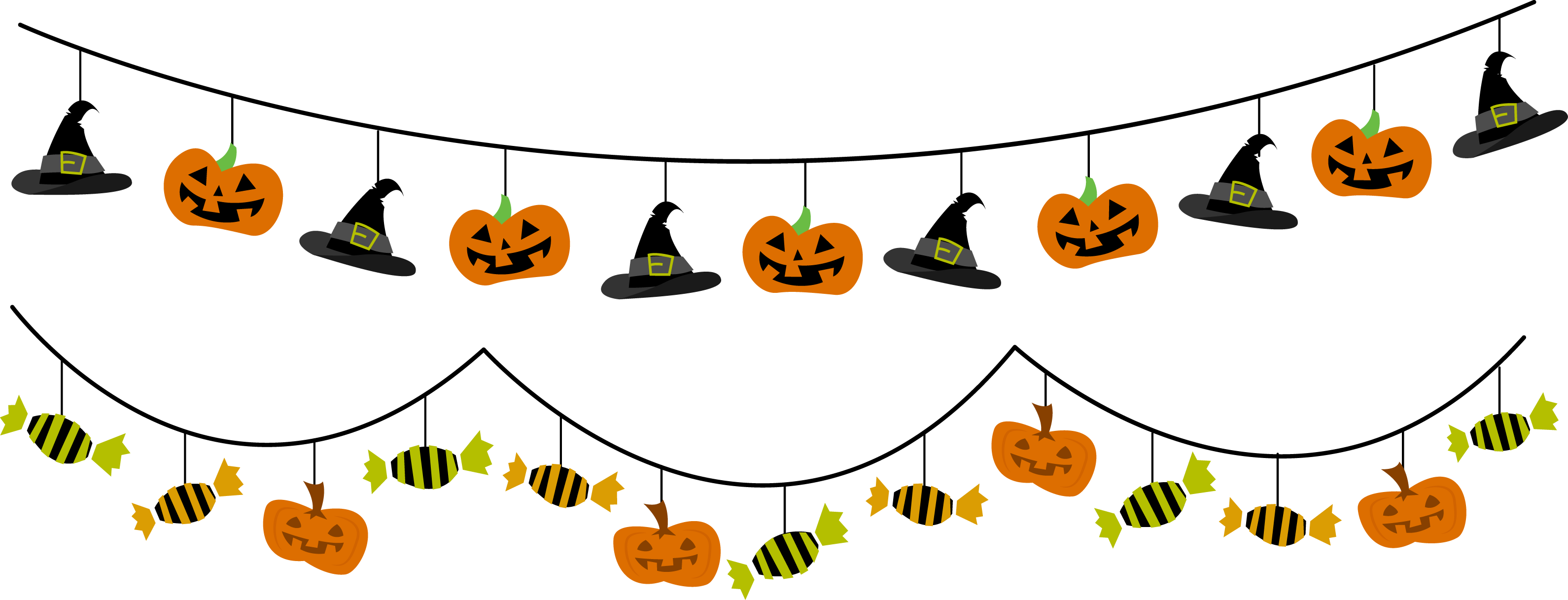 Party 31 October Halloween Line Transparent PNG Image