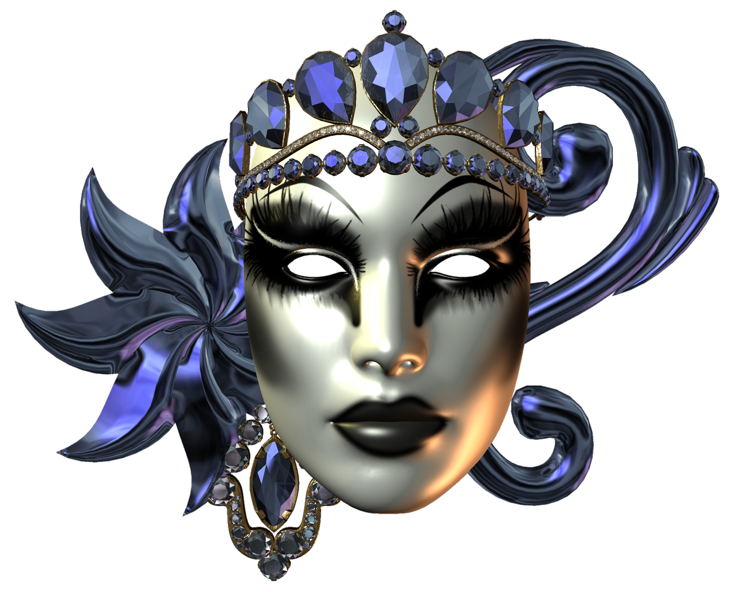 Carnival Mask Transparent PNG Image