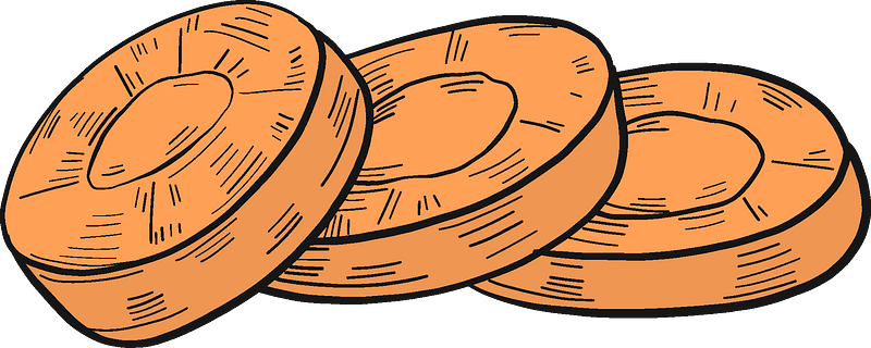Carrot Salad Slices Transparent PNG Image