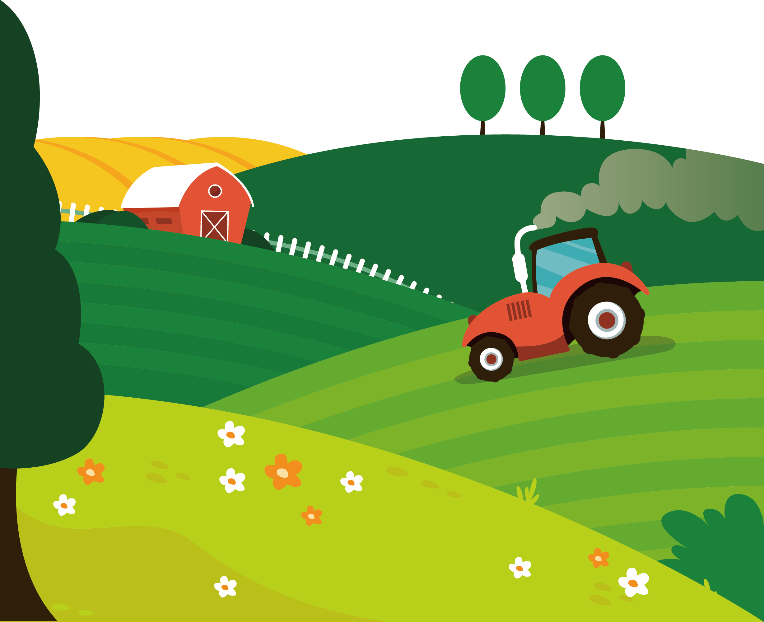 Farm Play Agriculture Recreation Tractor Transparent PNG Image