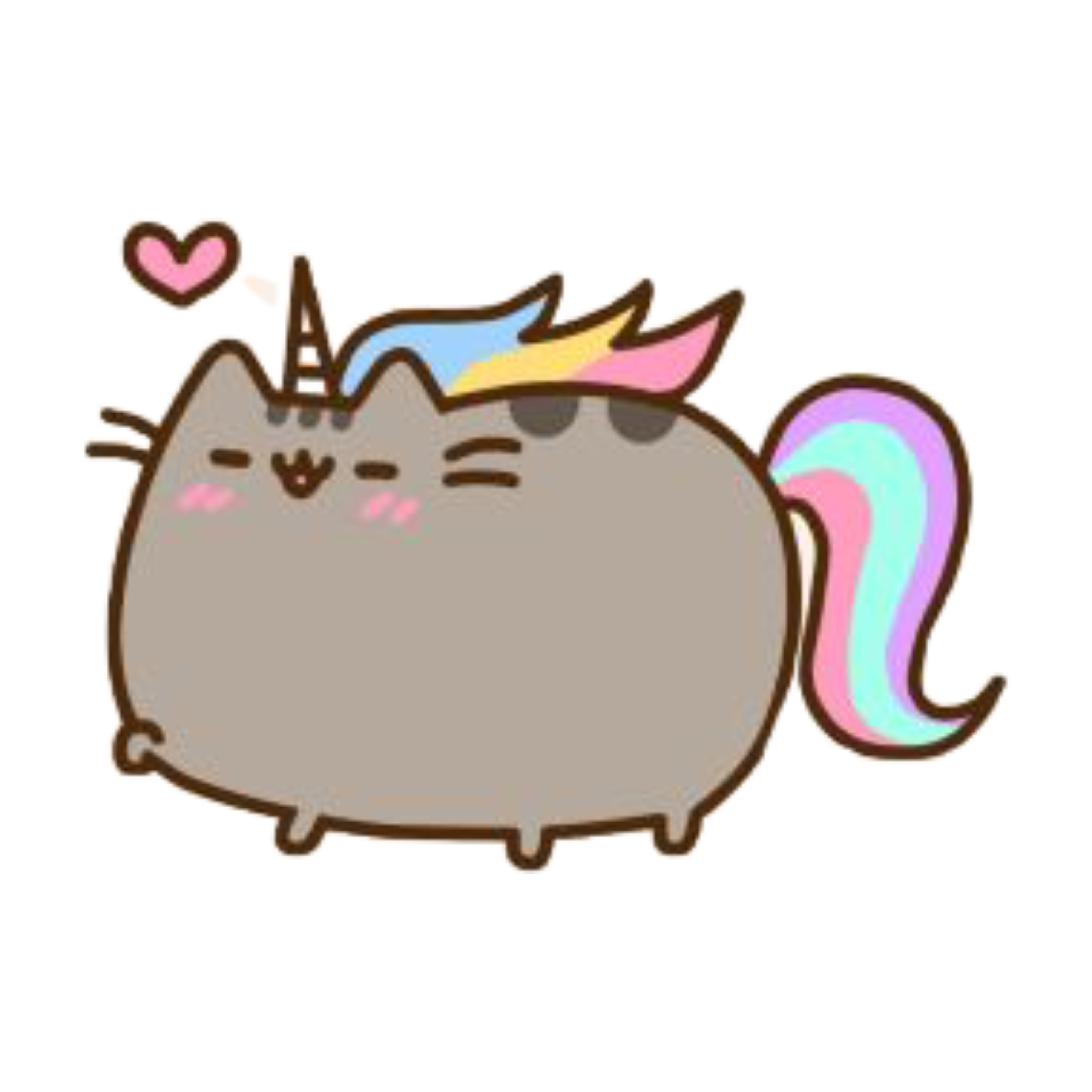 Pink Mammal Pusheen Cat Transparent PNG Image
