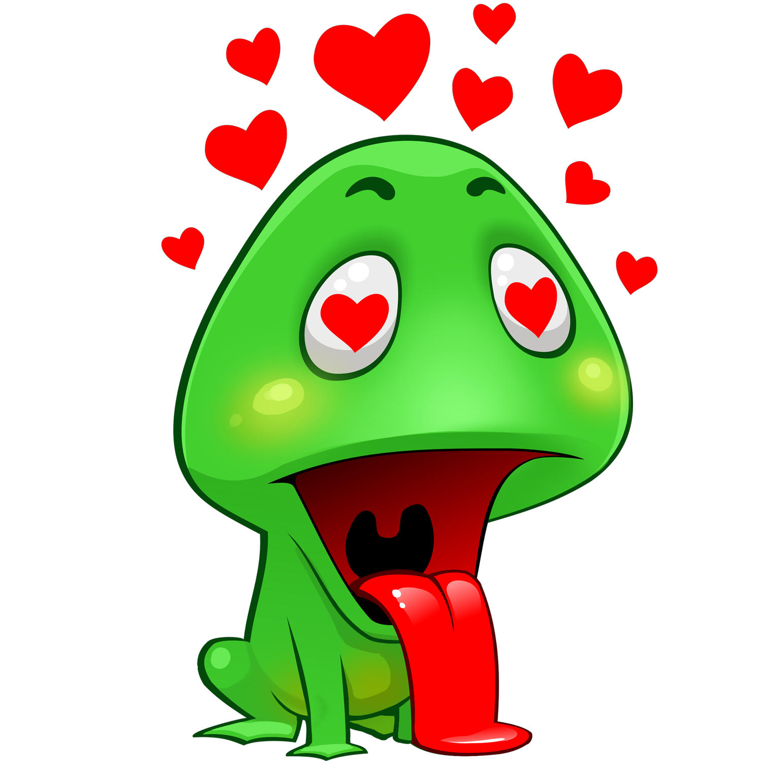 Art Camfrog Sticker Love Plant Transparent PNG Image