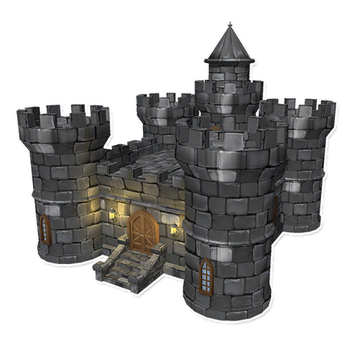 Fantasy Castle Transparent PNG Image