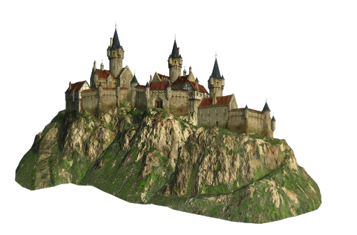 Fantasy Castle Transparent PNG Image