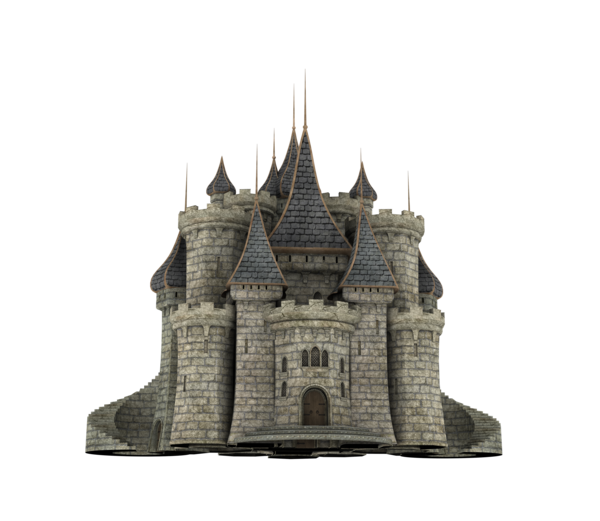 Fantasy Castle Transparent PNG Image