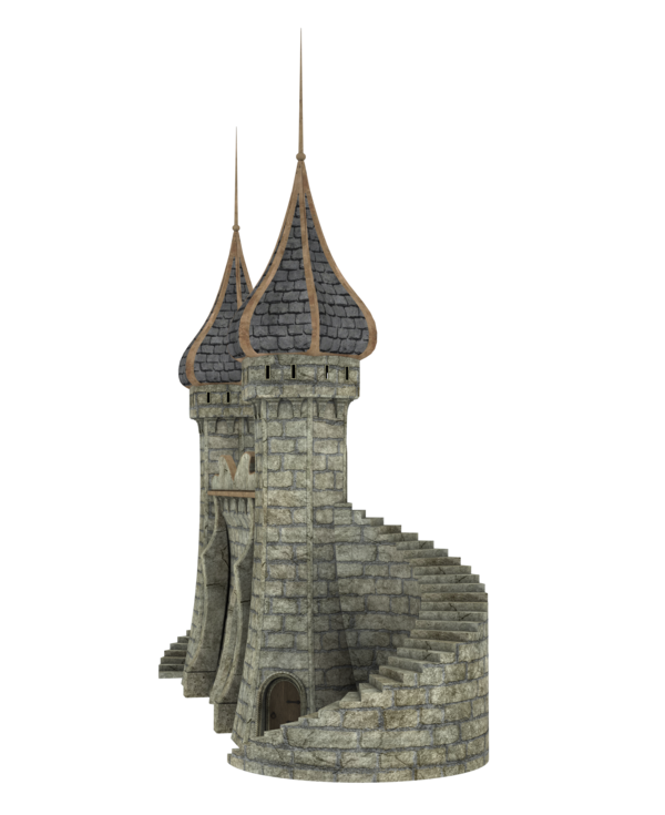Fantasy Castle Transparent PNG Image