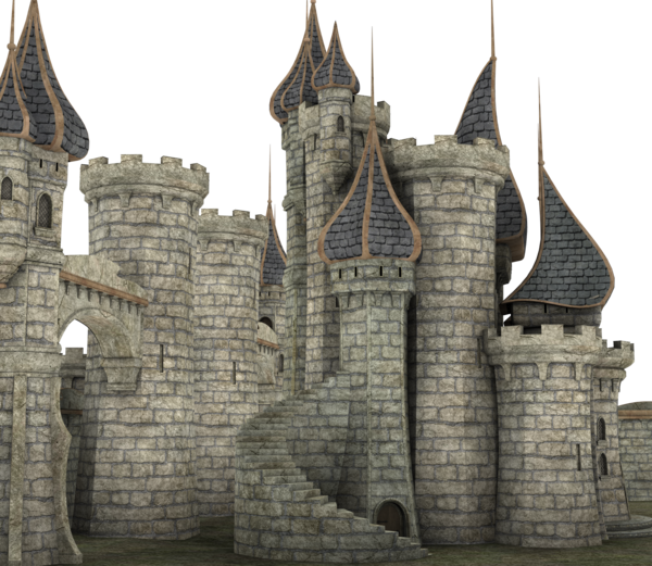 Fantasy Castle Transparent PNG Image
