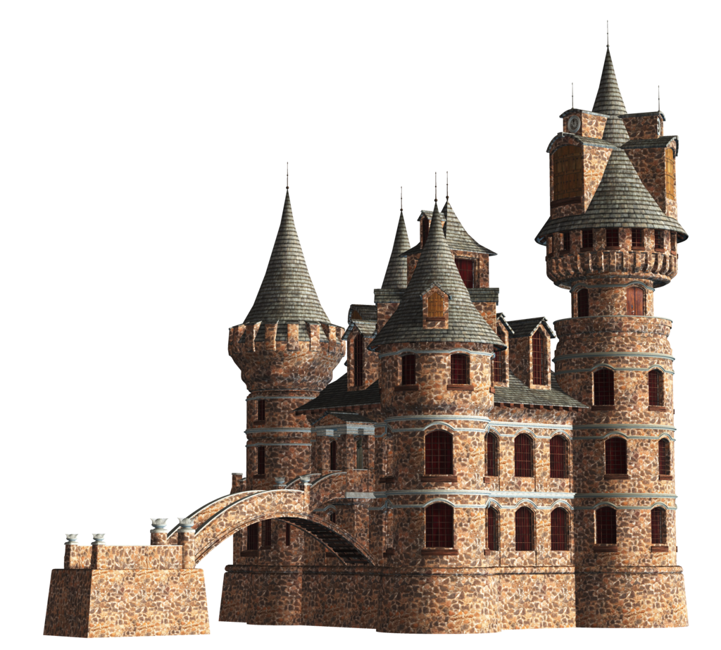 Fantasy Castle Transparent PNG Image