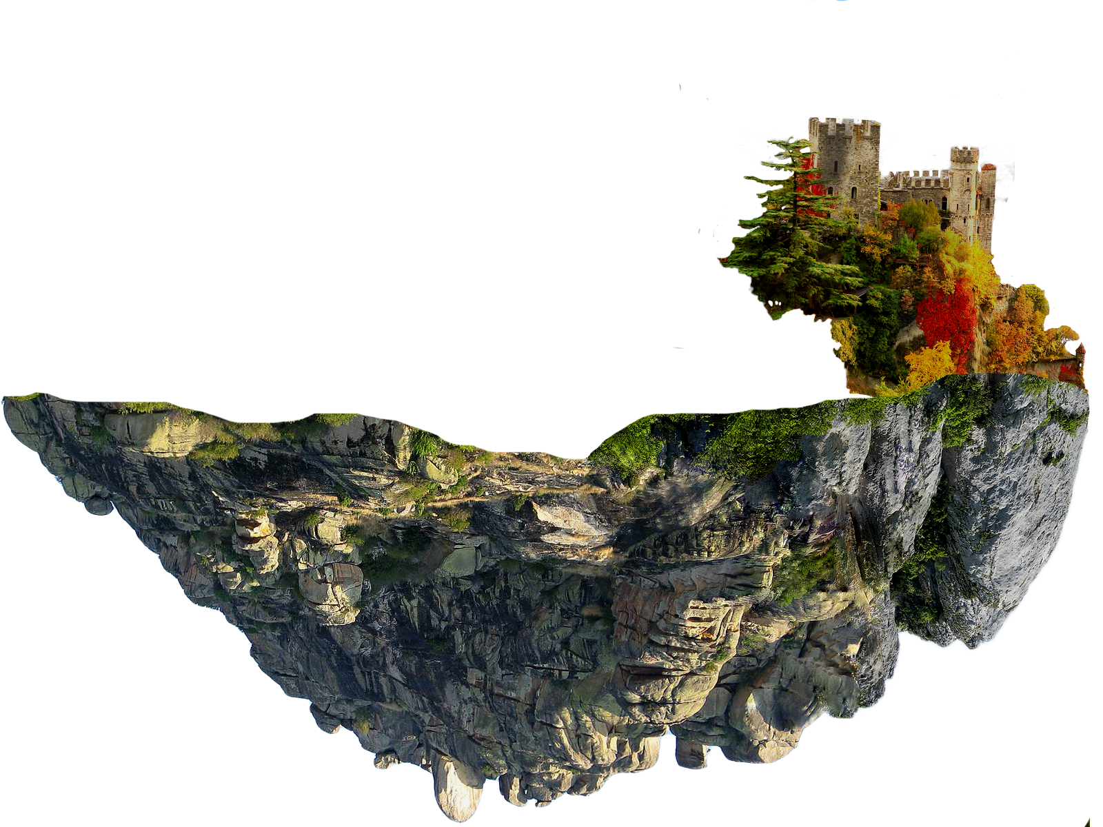 Fantasy Castle Transparent PNG Image