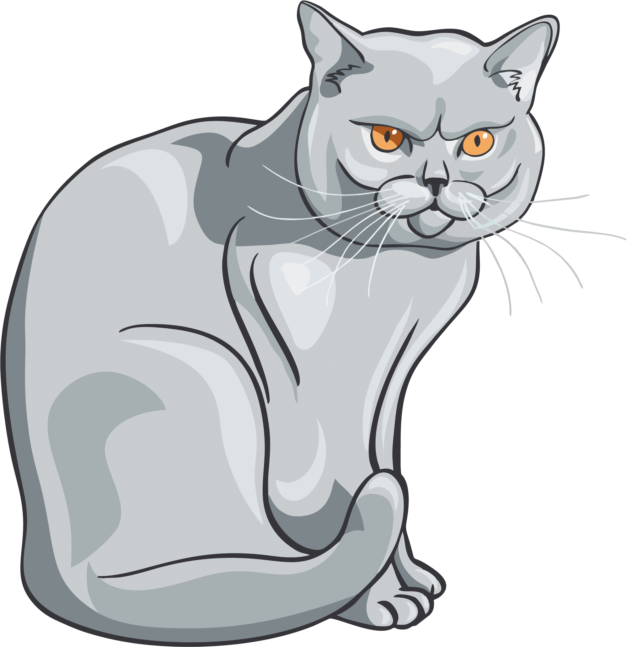 Vector Cat File Transparent PNG Image