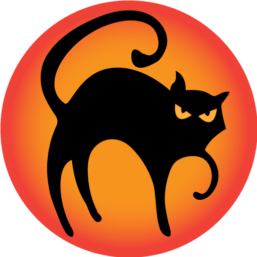 Vector Halloween Cat Transparent PNG Image