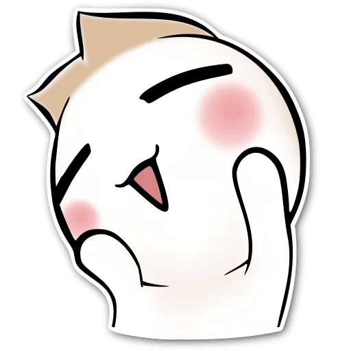 Emoticon Sticker White Imessage Face Transparent PNG Image