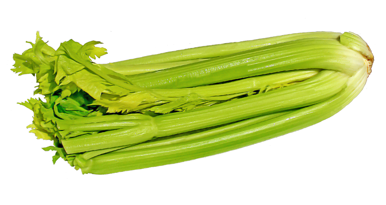 Celery Sticks Bunch Transparent PNG Image