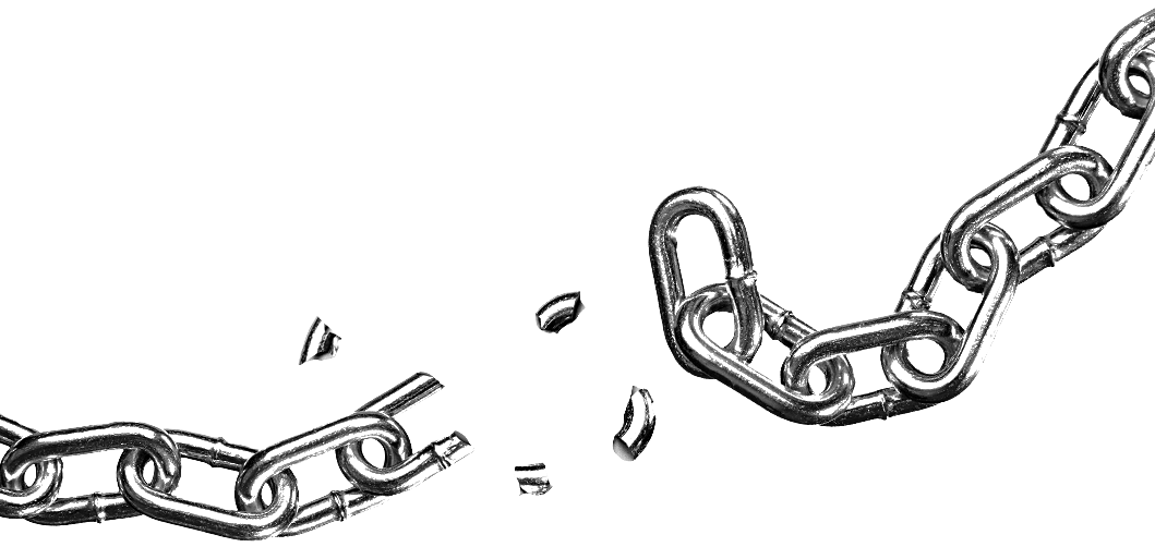 Broken Chain Transparent PNG Image
