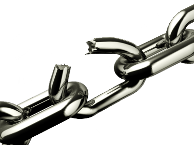 Broken Chain Transparent PNG Image