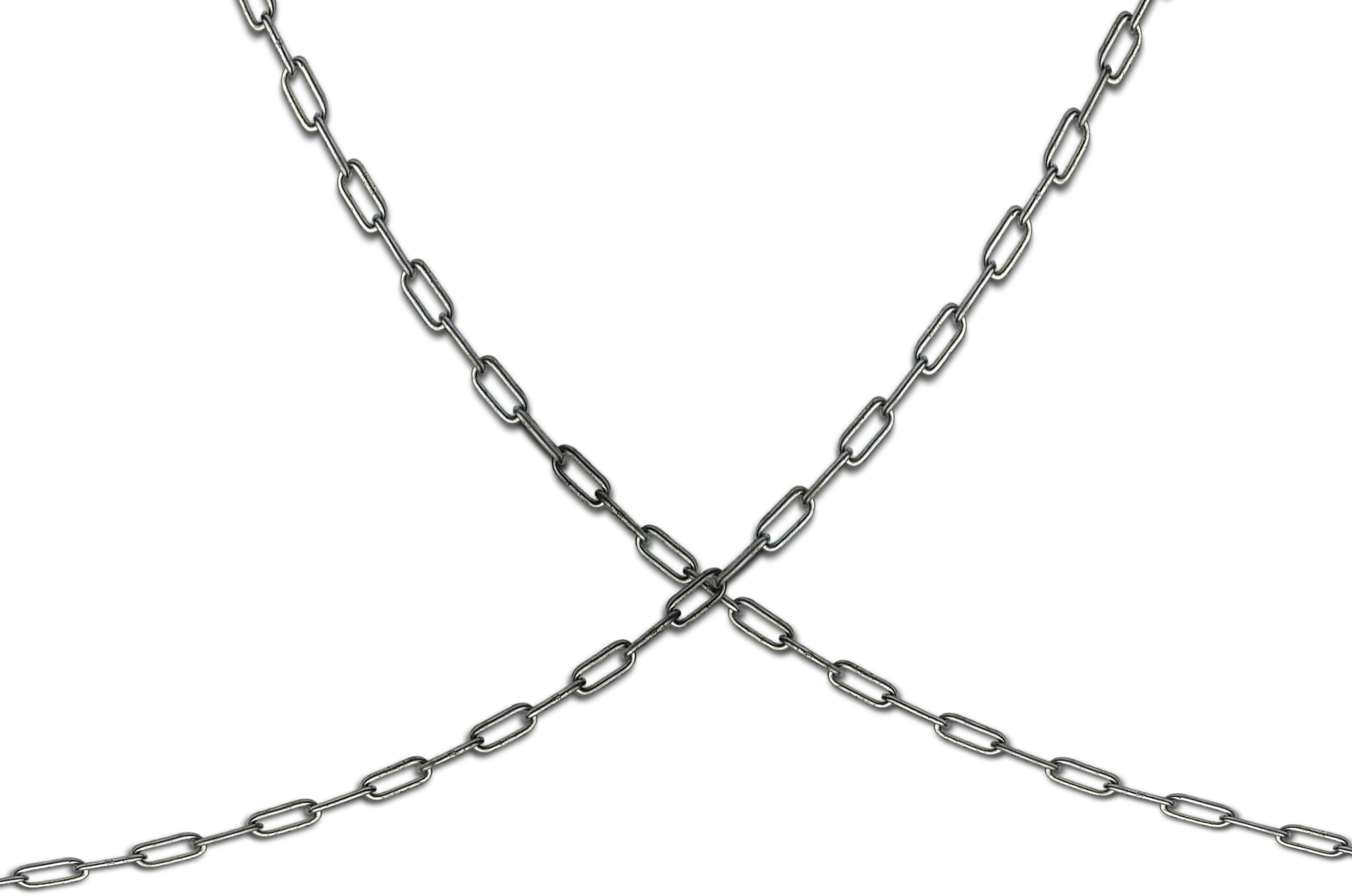 Silver Chain Transparent PNG Image