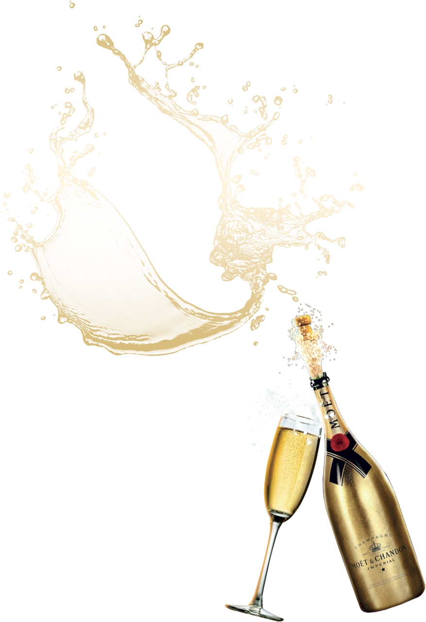 Champagne Popping Transparent PNG Image