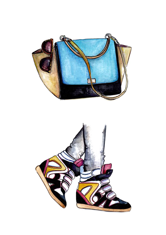Bag Fashion Chanel Illustration Bags Transparent PNG Image