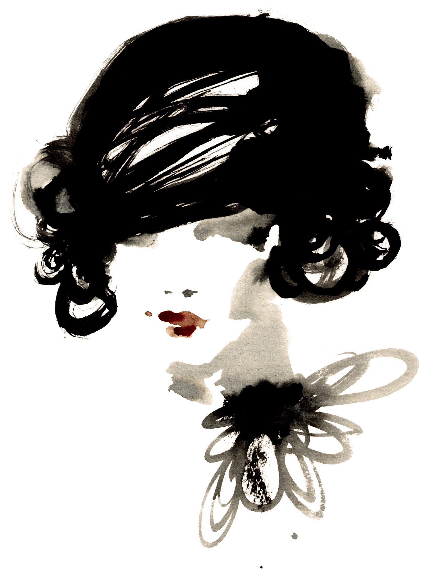 Watercolor Fashion Painting Chanel Illustration Transparent PNG Image