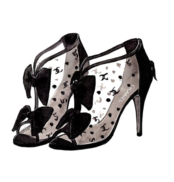 Fashion Clothing Chanel Illustration Shoe Transparent PNG Image