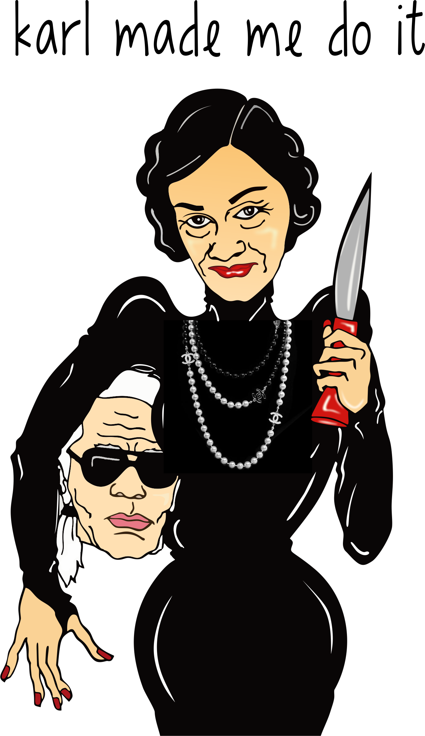 Coco Cartoon Chanel Karl Lagerfeld Transparent PNG Image