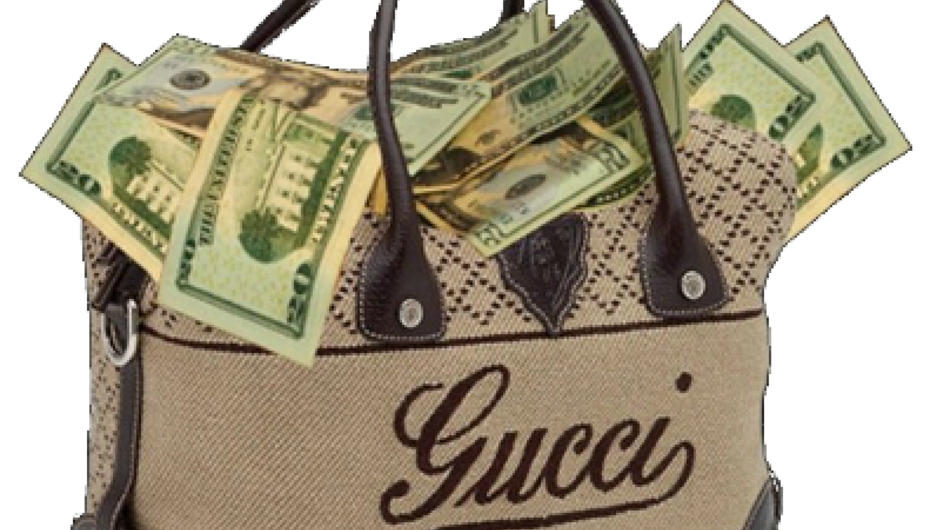 Money Gucci Fashion Bag Transparent PNG Image